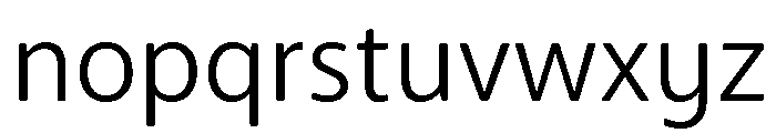 Seria Sans Regular Font LOWERCASE