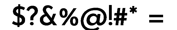 Seria Sans Semibold Font OTHER CHARS
