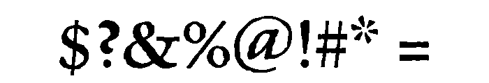 Seria Semibold Font OTHER CHARS