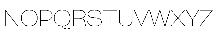 Setar L Hairline Font UPPERCASE