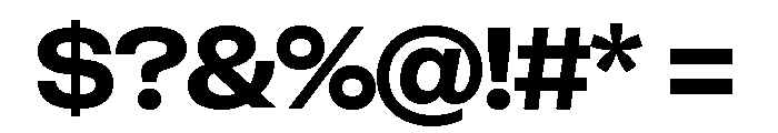 Sets Grotesk Extra Bold Font OTHER CHARS