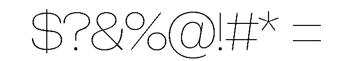 Sets Grotesk L Hairline Font OTHER CHARS