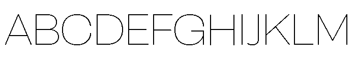 Sets Grotesk L Hairline Font UPPERCASE