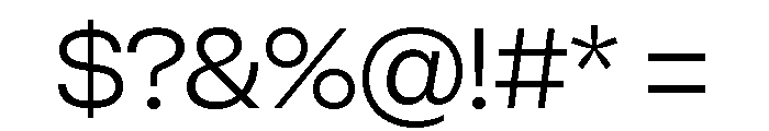 Sets Grotesk M Light Font OTHER CHARS