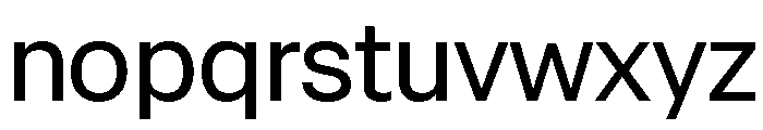 Sets Grotesk M Regular Font LOWERCASE