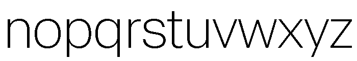 Sets Grotesk M Thin Font LOWERCASE