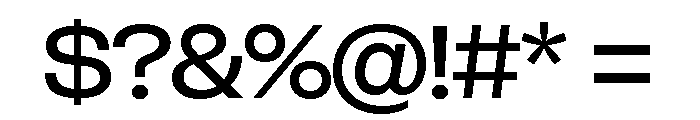 Sets Grotesk Medium Font OTHER CHARS