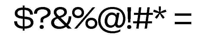 Sets Grotesk Regular Font OTHER CHARS
