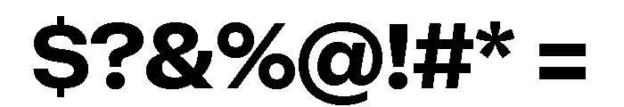 Sets Grotesk S ExtraBold Font OTHER CHARS