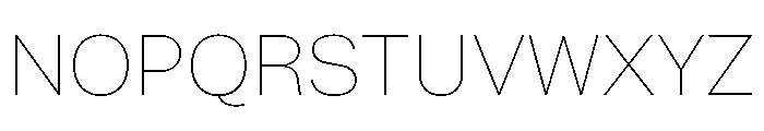 Sets Grotesk S Hairline Font UPPERCASE