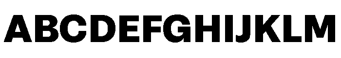 Sets Grotesk XS Heavy Font UPPERCASE