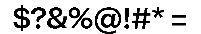 Sets Grotesk XS SemiBold Font OTHER CHARS