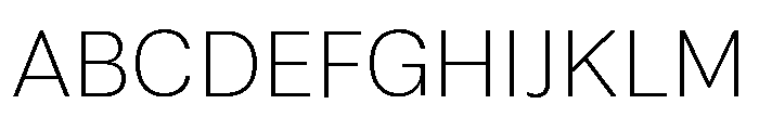 Sets Grotesk XS Thin Font UPPERCASE