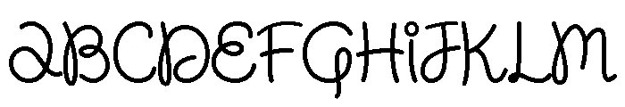 SEASON GARLAND Script Font UPPERCASE