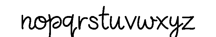 SEASON GARLAND Script Font LOWERCASE