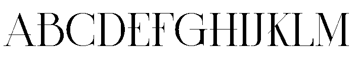 SECOR Font UPPERCASE
