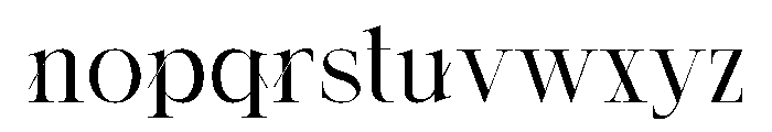 SECOR Font LOWERCASE