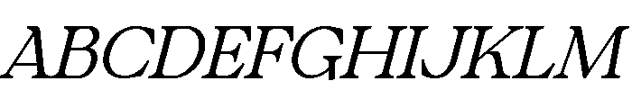 SECTH VOUGHT Italic Font UPPERCASE