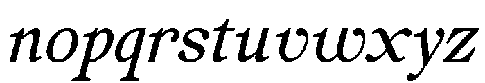 SECTH VOUGHT Italic Font LOWERCASE