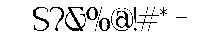 SEFIELY-Regular Font OTHER CHARS