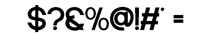 SEIGA-Regular Font OTHER CHARS