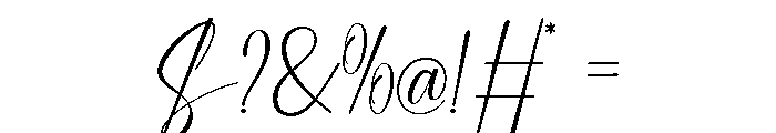 SERALUNE-Regular Font OTHER CHARS