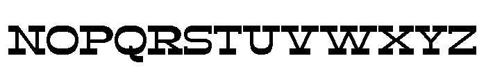 SERIOSA-Regular Font UPPERCASE