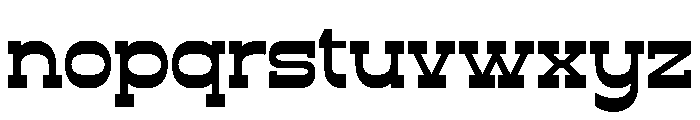 SERIOSA-Regular Font LOWERCASE