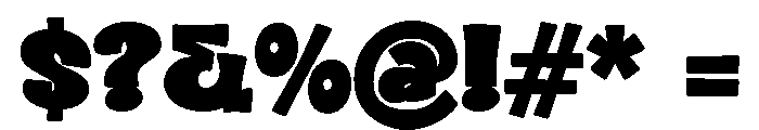 SEROMUT Regular Font OTHER CHARS