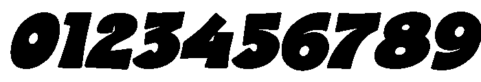 SEROMUT Slant Regular Font OTHER CHARS