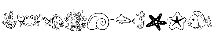 Sea Doodle Font OTHER CHARS