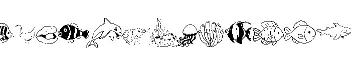Sea Doodle Font LOWERCASE