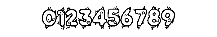 Sea Seaweed Starfish By Regular Font OTHER CHARS