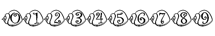 Sea shell Summer Font OTHER CHARS