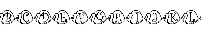 Sea shell Summer Font UPPERCASE
