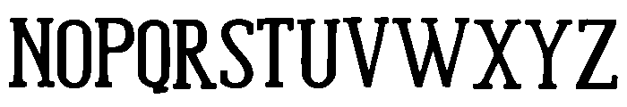 Seal Font UPPERCASE