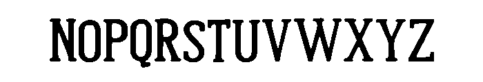 Seal Font LOWERCASE