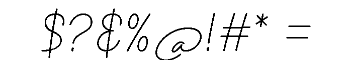 Sealand Disney Font OTHER CHARS
