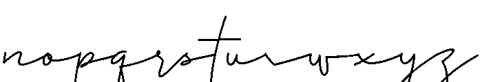 Sealand Disney Font LOWERCASE