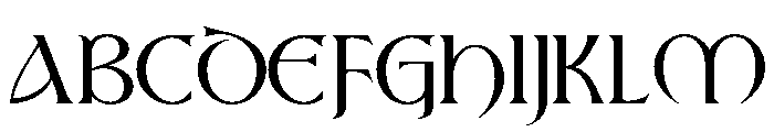 Sealgair Light Font UPPERCASE
