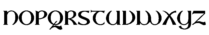 Sealgair Medium Font UPPERCASE
