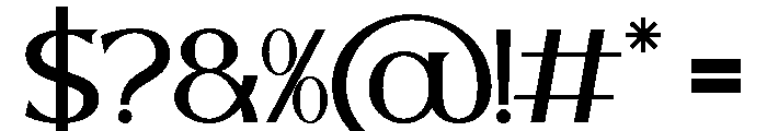 Sealgair Regular Font OTHER CHARS