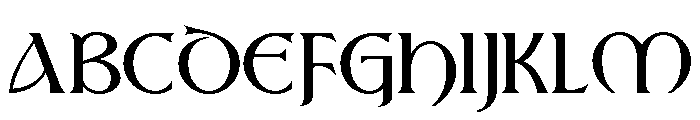 Sealgair Regular Font UPPERCASE