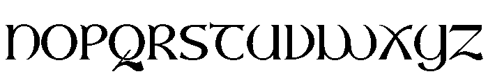 Sealgair Regular Font UPPERCASE