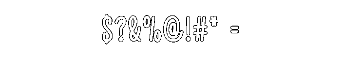 Seamless Pattern Font OTHER CHARS