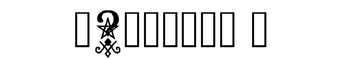 Sean Regular Font OTHER CHARS