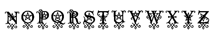 Sean Regular Font UPPERCASE