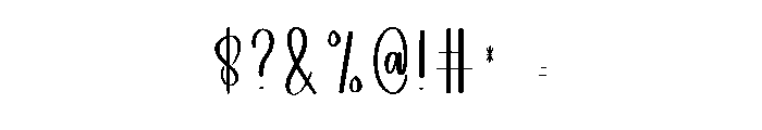 Seasalt Font OTHER CHARS