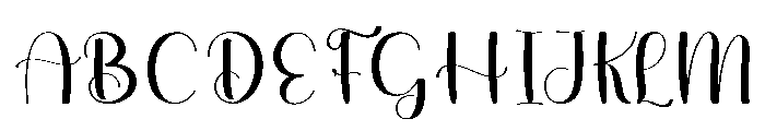 Seasalt Font UPPERCASE