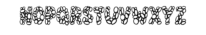 Seaside Pebbles By Sque Regular Font LOWERCASE
